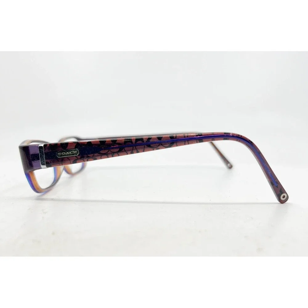 Coach Eyeglasses Frames Women Plum Signature Nuala 2019 Rectangle 50-16-135
